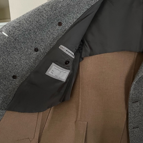 M fall outer wear collection, gray H PEACOAT H BONE size 48 - Picture 4 of 8